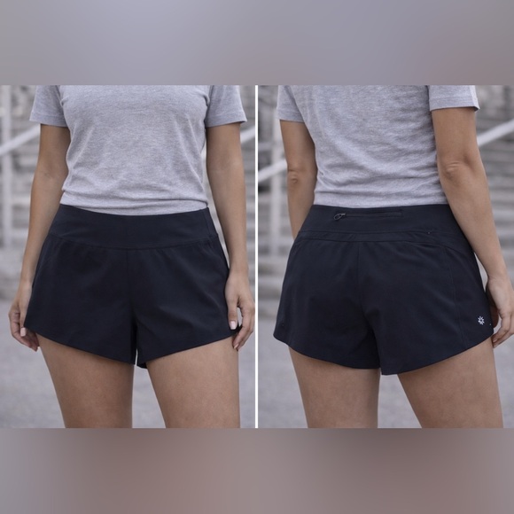 Athleta Pants - Athleta Black Athletic Shorts with Back Zip Pocket